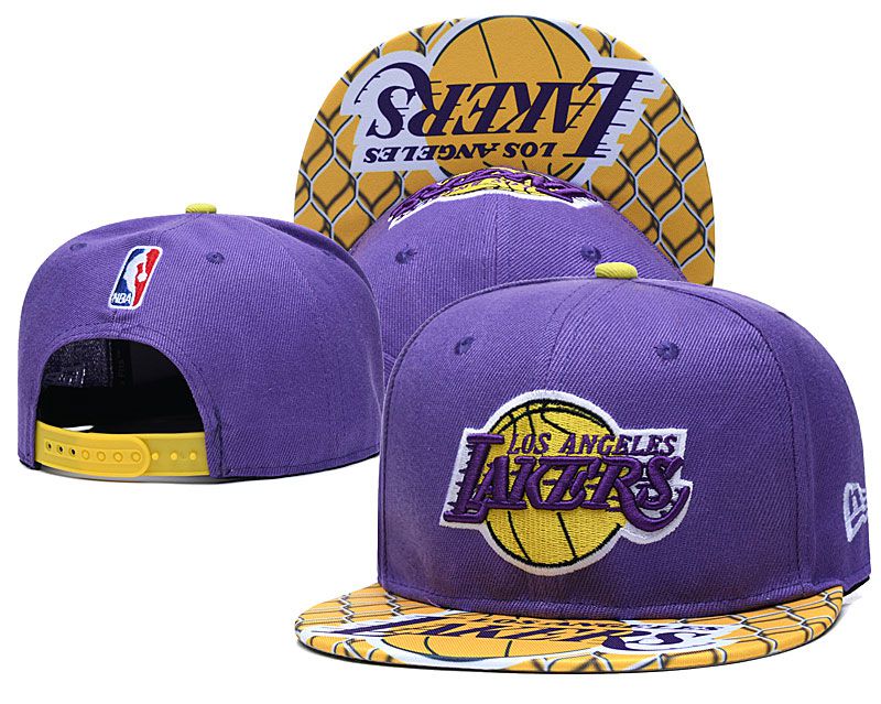 2020 NBA Los Angeles Lakers Hat 202011910->nba hats->Sports Caps